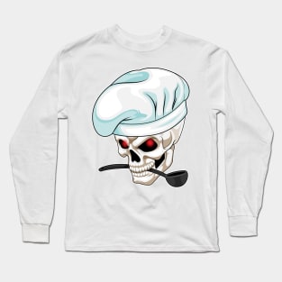 Skull Chef Cooking spoon Long Sleeve T-Shirt